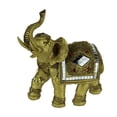 thumbnail image 1 of Golden Decorated Eastern Elephant Statue, 1 of 4