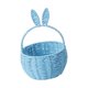 thumbnail image 2 of Cesta de almacenamiento tejida, cesta de comestibles, contenedor, cesta decorativa, cesta bonita hecha a mano Azul, 2 of 9