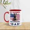 thumbnail image 2 of My Favorite Belgian Malinois Calls Me Dad. Happy Father's Day 11oz Accent Two-tone Mug Sheepdog Dog Lover Gifts Coffee Tea Cup - 00005, 2 of 5