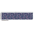 thumbnail image 3 of Ambesonne Pink Fabric by the Yard Upholstery, Rose Flowers Circles Abstract, 5 Yards, Pale Fuchsia Dark Indigo, 3 of 5
