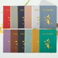 thumbnail image 5 of Unique Bargains 1 Pc Passport Holder Gold-stamped Map Passport Sleeve Red, 5 of 5