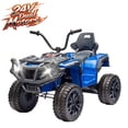 thumbnail image 7 of Okybaby 24V Kids Ride on Electric ATV with Dual Motor, Off Road Ride on Toy Cars with 2WD,MP3,LED Lights, Kids Electric ATV for Toddlers Aged 3+, Yellow, 7 of 7