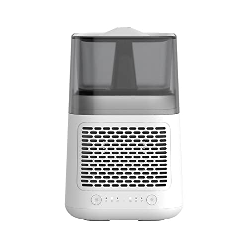 Humidificador de calefacción dos en uno, calentador y humidificador, calentador de espacio portátil para uso en interiores, mini calentador, humidificadores de aire para recámara, oficina e interior,