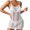 White, variant on WXLWZYWL Summer Dress Women'S Solid Sleeveless Suspender V-Neck Hollow Beach Bikini Cover Up Lace Up Dress Khaki