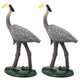 thumbnail image 3 of 2pcs Simulation Grey Crane Model Simulated Desktop Ornament Animal Ornament, 3 of 4