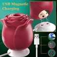 thumbnail image 5 of Rose Sex Toy for Women Rose Vibrators Licker & Suction - Adult Sex Toys & Games for Adults Couples,Clitorals Stimulator for Women,Sex Toys for Women, 5 of 7