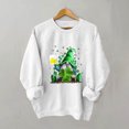 thumbnail image 1 of Qiopertar Mode Femmes Saint-Patrick Décontracté Manches Longues Col Rond Imprimé Chandail en Molleton Dames Hauts Blouse Offres de la Semaine Liquidation Moins de 5$ jusqu'à 90 % de Réduction, 1 of 5