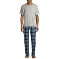 thumbnail image 2 of Hanes Men's and Big Men's Cozy Micro Fleece Pajama Pants, 2 of 6