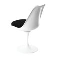 thumbnail image 3 of Heavenly White Tulip Armless Chair with Cushion, 3 of 6