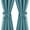 Turquoise, variant on Hiasan Contemporary Turquoise Solid Print Grommet Blackout Curtains, 42” x 54” (2 Panels)