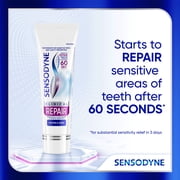 Sensodyne Clinical Repair Whiten & Shine Toothpaste for Sensitivity Relief, 3.4 Oz