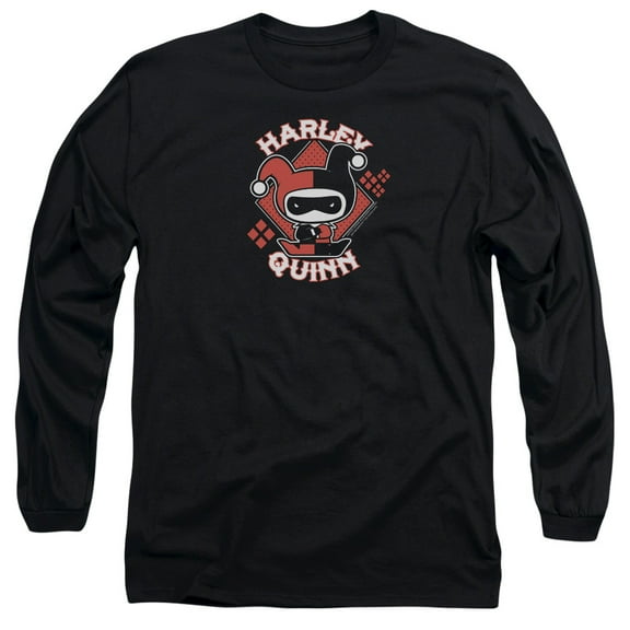 Jla - Harley Chibi - Long Sleeve Shirt - Medium