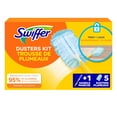 thumbnail image 1 of Swiffer Dusters Starter Kit for Cleaning, Kit Includes 1 Handle and 5 Dusters, 1 of 11