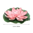 thumbnail image 2 of SKISUNO 1Pack Floating Aquarium Plants EVA Pond Decor Pink, 2 of 6