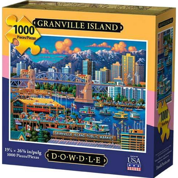 Dowdle Jigsaw Puzzle - Granville Island - 1000 Piece - Walmart.com ...