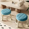 thumbnail image 4 of Taburete de Rueda Giratoria con Ruedas de Plástico, asiento Móvil Bajo para Sala de Estar, Comodidad Del Hogar, 4 of 6