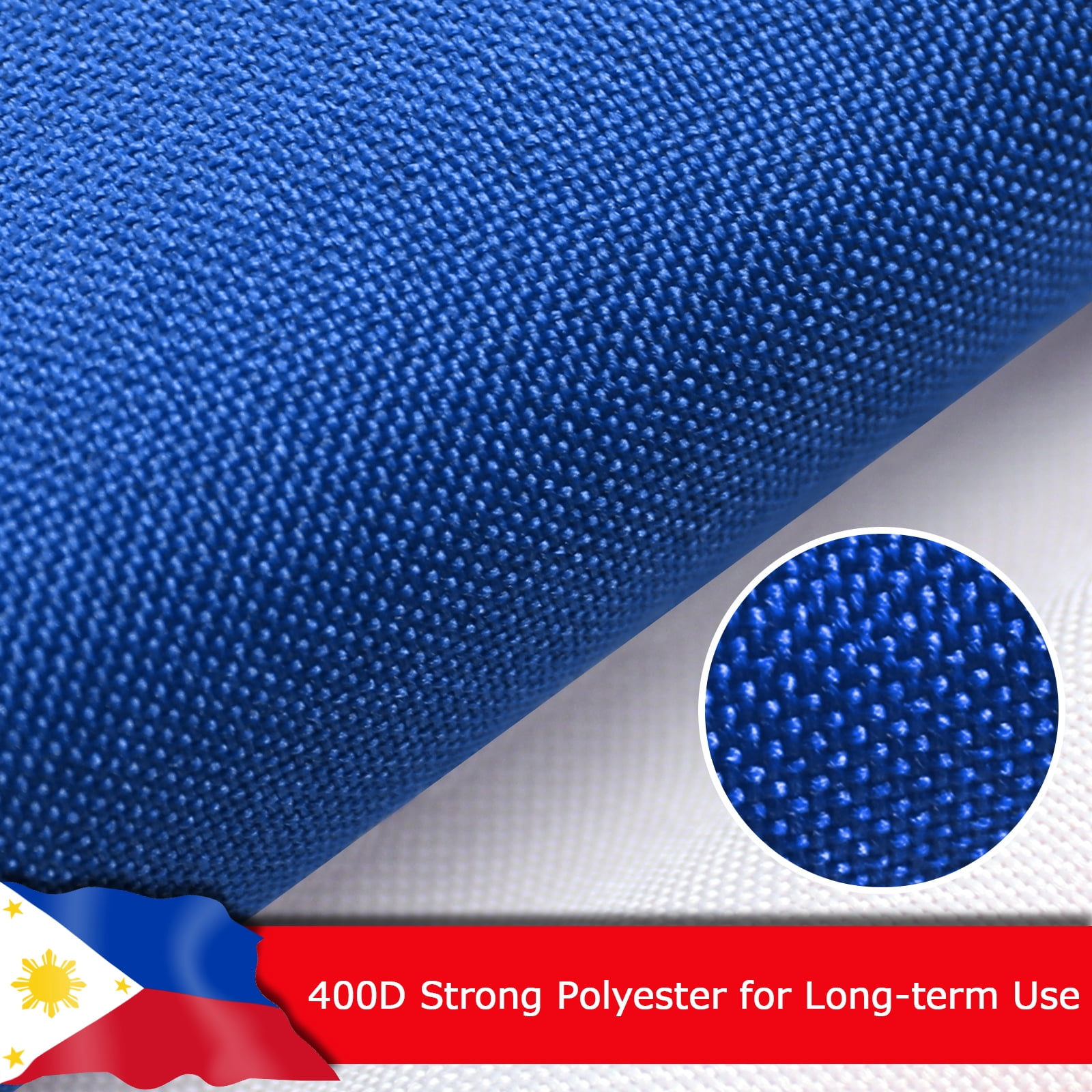 Philippines Filipino Flag, 400D Heavy Duty Polyester, Double-Sided Printing, Quadruple Stitched Fly Hem, Fade Resistant, 2 Brass Grommets, National Flag of Philippines for Home Outdoor