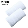 thumbnail image 2 of Washcloths for Bathroom-Hotel Set-Highly Absorbent Face Towels - Set of 2-40*80cm (Gray), 2 of 5