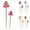 Red, variant on 2 Pcs Metal Mushroom Garden Stakes Outdoor Decor, Decorative Speckled Mushroom Plant Stakes for Flower Beds, Pots, Lawn & Cottagecore Fairy Garden Yard Art