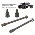 thumbnail image 3 of Front Axle Drive Shaft, 6PCS Black RC Drive Shaft  For Axial UTB18 Capra RC Car, 3 of 8