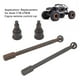 thumbnail image 3 of Eje De Transmisión Del Eje Delantero, 6 Piezas Eje De Transmisión RC Alta Precisión Negro Acero Resistente Profesional Fuerte Potencia Para Axial UTB18 Capra RC Car, 3 of 7