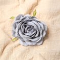 thumbnail image 1 of Cabeza de flor de rosa de tela de seda, flor artificial, flor artificial, decoración del hogar para bodas, disfraces, 1 of 6