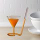 thumbnail image 5 of Vaso de cóctel con rga, de refresco en , para fiestas en hogar, bar, bodas, vasos resistentes reutilizables, vaso de agua giratori Rosado perfecl Taza de cóctel, 5 of 8