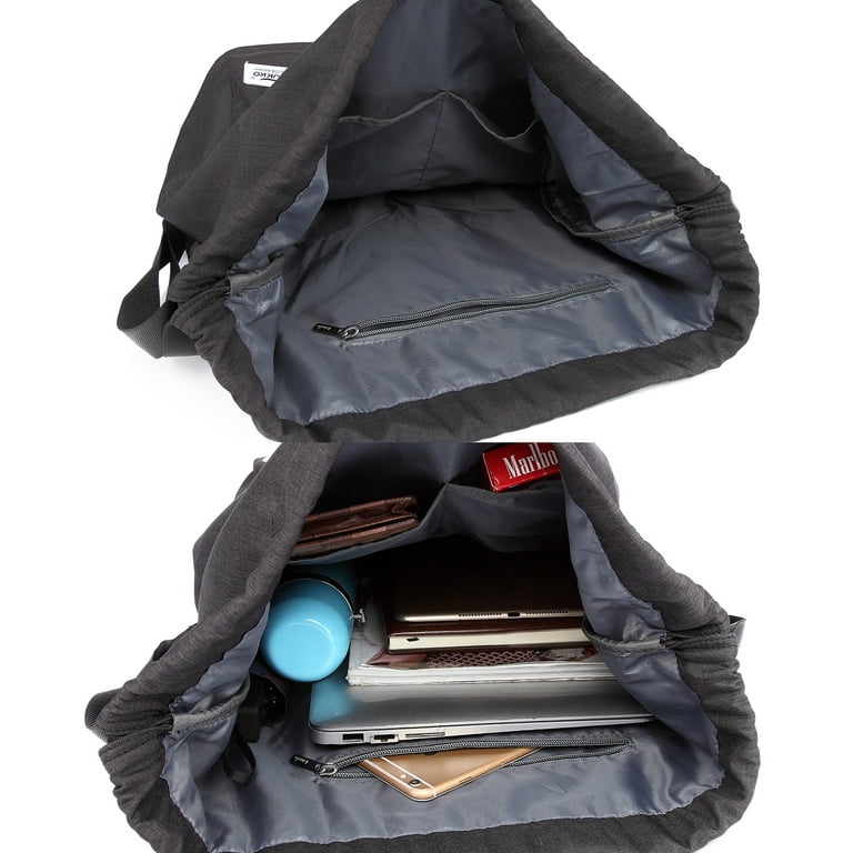 KAUKKO Drawstring Sports Backpack Gym Yoga Bag Shoulder Rucksack for Men  and Women 