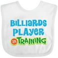 thumbnail image 3 of Inktastic Billiards Player in Training Boys or Girls Baby Bib, 3 of 4