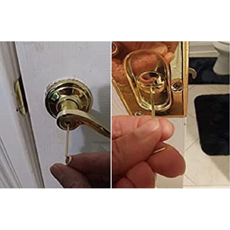 12-Pack Interior Door Emergency Keys - Key Pin For Bedroom/Bathroom Privacy Locks (Schlage Compatible)