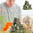 thumbnail image 6 of Mountain View Decor,Aquarium Mountain View Stone Ornament,Aquarium Ornament Tree Rock Cave Landscape Fish Tank Decoration, Rockery Landscape Rock, Hiding Cave Tree Aquarium Ornament,Fish Tank, 6 of 8