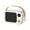 White, variant on Small Space Heater Fan, Portable Circulation Heating Fan with Overheat Protection, Quiet Desktop Floor Electric Heater, Compact Warm Air Blower for Home Bedroom Office Indoor Personal Heating Use
