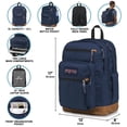 thumbnail image 3 of Mochila JanSport Cool Student JS0A2SDD7S1 para portátil de 15 pulgadas, 3 of 7