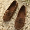 thumbnail image 6 of QQAMB Women's Classic Comfort Leather Loafers Casual Slip-Ons Lightweight Walking Flats Driving Mocs Boat Shoes, 6 of 8