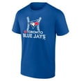 thumbnail image 2 of Men's George Springer Royal Toronto Blue Jays Name & Number Fastball T-Shirt, 2 of 3
