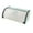 White Green L, variant on jicheng Iron Bread Box Dustproof Practical with Roll Top Lid for Office Kitchen Home White