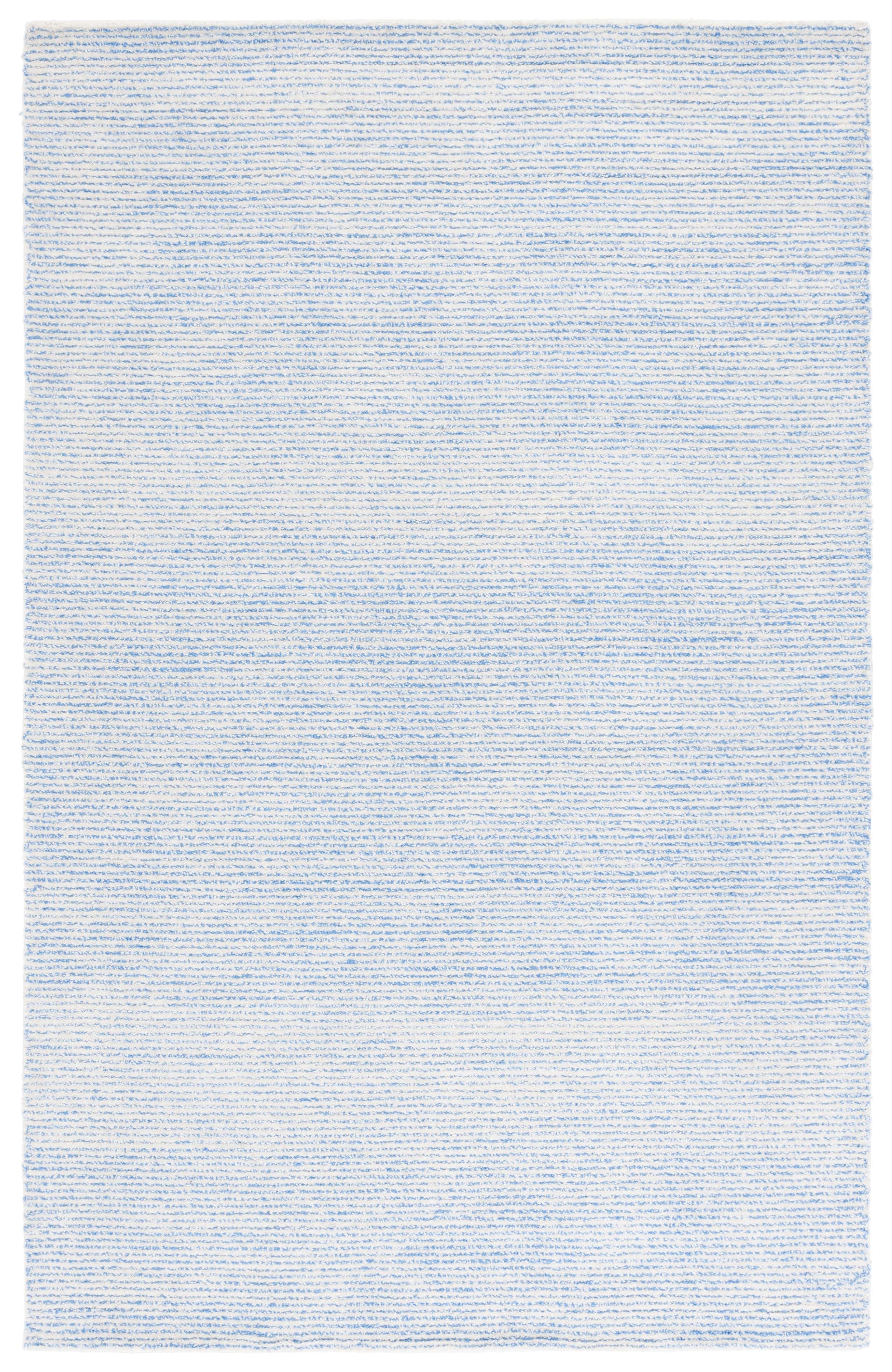 SAFAVIEH Abstract Rumen Solid Color Area Rug, Ivory/Blue, 3' x 5'