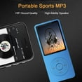 thumbnail image 3 of MP3 Player, Music Player with 16GB Micro SD Card, Build-in FM Radio/Video Play/Voice Recorder/E-Book Reader, Supports up to 128GB, Dark Blue, 3 of 11