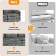 thumbnail image 4 of Kojooin 108" Modular Chenille Cloud Sectional with Ottoman, 4 of 6