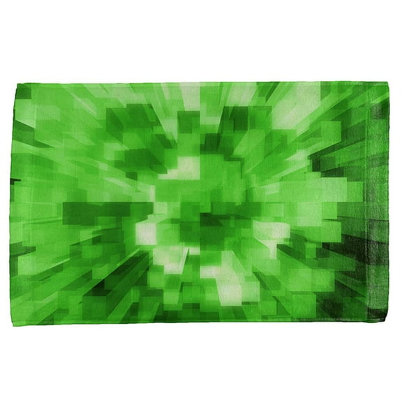 World Game Builder Forest Blocks All Over Hand Towel