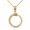Yellow, variant on Solid Gold Textured Ouroboros Snake (14K White Gold, Pendant)
