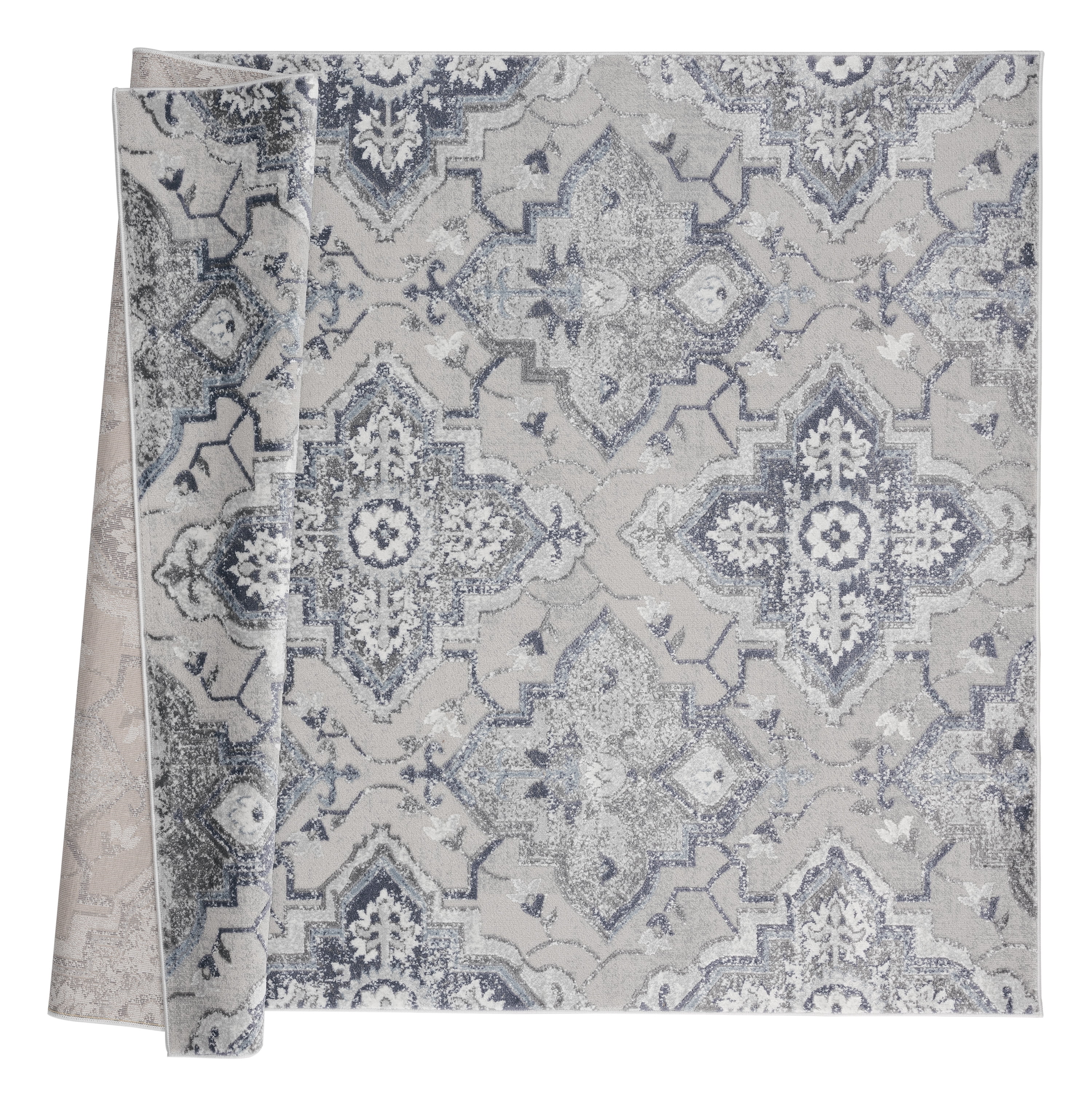 United Weavers Rasbora Dorsey Contemporary Geometric Runner Rug, Blue, 2'7" x 7'2"