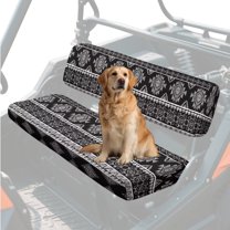 Uorisanigo Southwest Aztec UTV Bench Seat Cover Set for Kawasaki Mule 4010 4x4 Diesel 2009-2013, Replacement Mule Seat Cushion Protector All Weather Protection, Easy to Install