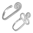 thumbnail image 2 of 2Pcs Shining U-shape Nose Rings Snail-shape Nose Ring Snake-shape Nose Jewelries, 2 of 7