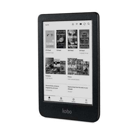 Kobo Clara BW eReader with Case Bundle (Cobalt Blue Basic SleepCover, Case + AC Bundle)