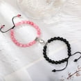 thumbnail image 4 of RABBITH 2pcs/set Magnet Bracelets Couple Vintage Matching Braslet Stone Distance Bracelet Lovers Jewelry Valentine's Day Present, 4 of 19