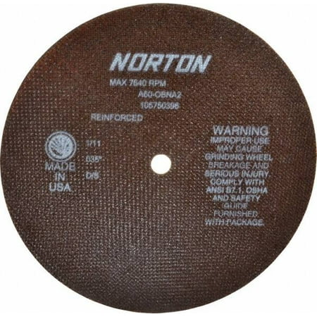 

Norton 8 x 0.035 1/2 Hole 60 Grit Aluminum Oxide Cutoff Wheel