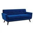 thumbnail image 2 of Modway Engage Modern Tufted Back Performance Velvet Loveseat in Navy, 2 of 9