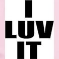 thumbnail image 2 of CafePress - I Luv It Infant Bodysuit - Baby Light Bodysuit, Size Newborn - 24 Months, 2 of 4