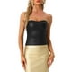 thumbnail image 1 of TOPS TUBO SIN MANGAS DE ESCOTE CORAZÓN BRILLANTE Y HOLOGRÁFICO DE INSPIRACIÓN CHIC PARA MUJER L Negro, 1 of 6